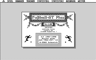 Fussball-ST Plus atari screenshot